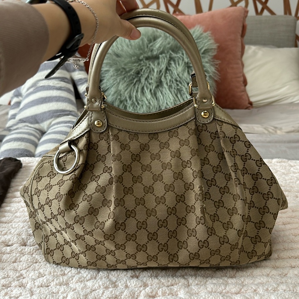 Gucci Sukey Bag in Champaign color